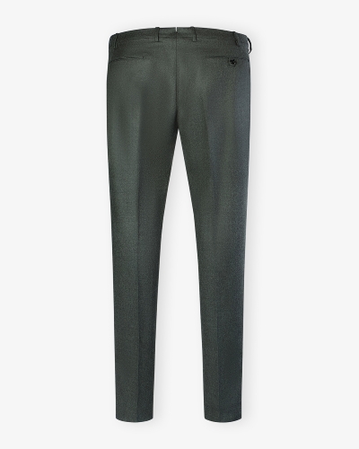 Berwich - Morrello trousers wool flannel - Olive