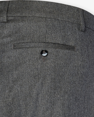 Berwich - Regular fit trousers flannel - Greige