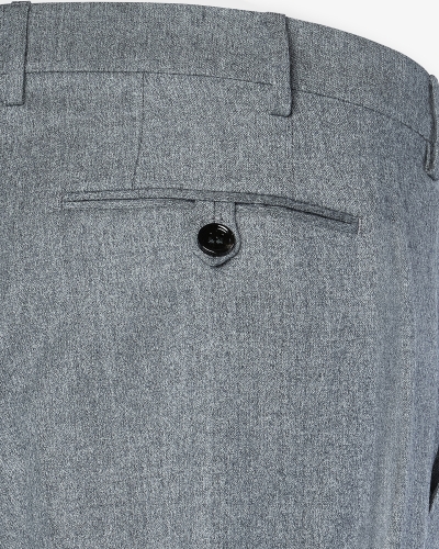 Berwich - Regular fit trousers flannel - Grey