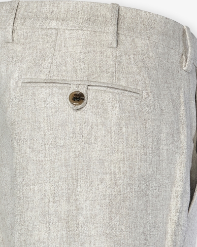 Berwich - Morrello trousers wool flannel - Beige