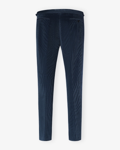 Berwich x Zegna - Trousers corduroy cotton cashmere - Blue