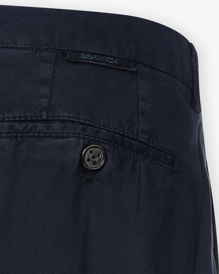 BERWICH Berwich - Trousers winter cotton - Navy