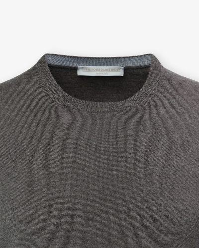 LHDA - Round neck virgin wool - Greige