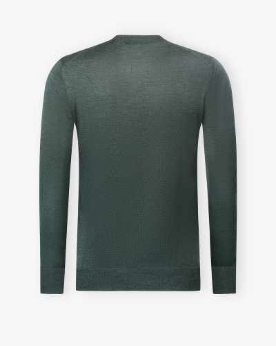LHDA - Round neck wool silk - Olive