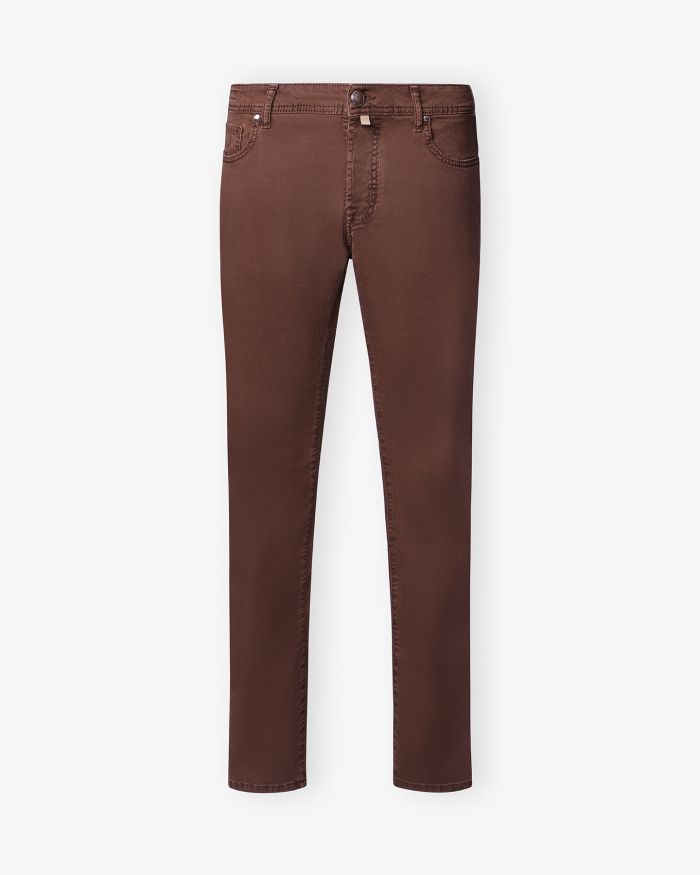 JACOB COHËN Jacob Cohën - Trousers cotton Bard - Rust brown