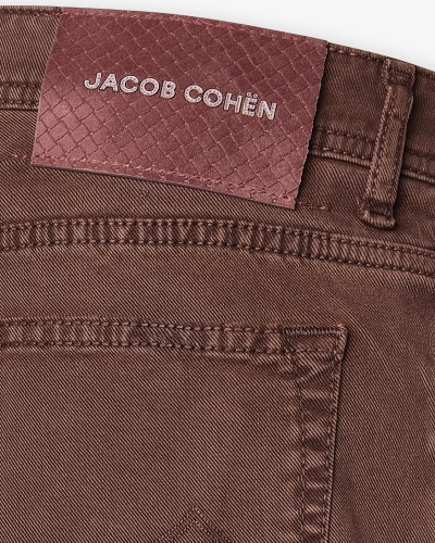 Jacob Cohën - Trousers cotton Bard - Rust brown