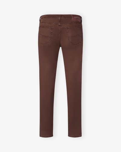 Jacob Cohën - Trousers cotton Bard - Rust brown