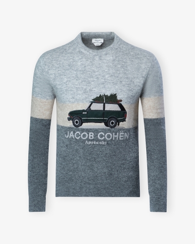 Jacob Cohën - Round neck alpaca wool - Range Rover