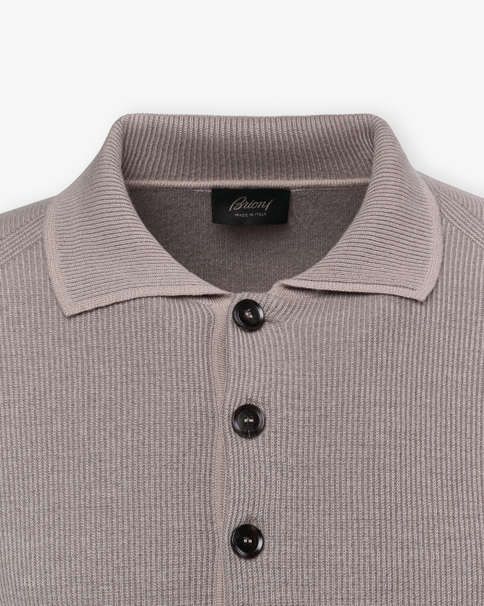 BRIONI Brioni - Buttoned cardigan cashmere wool - Greige
