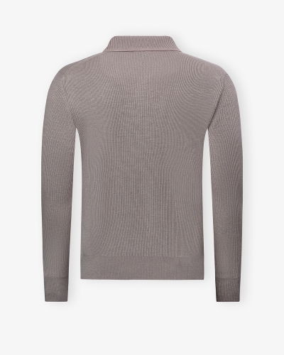 Brioni - Buttoned cardigan cashmere wool - Greige