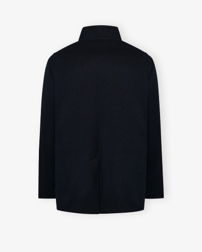 MooRER - Padded field jacket wool cashmere - Navy