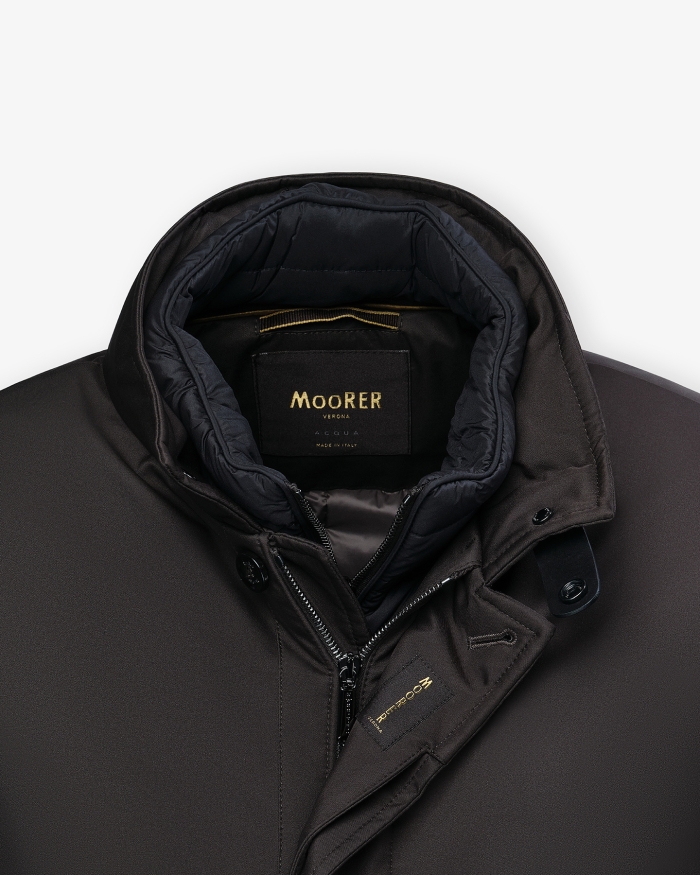 MOORER MooRER - Padded field jacket - Brown