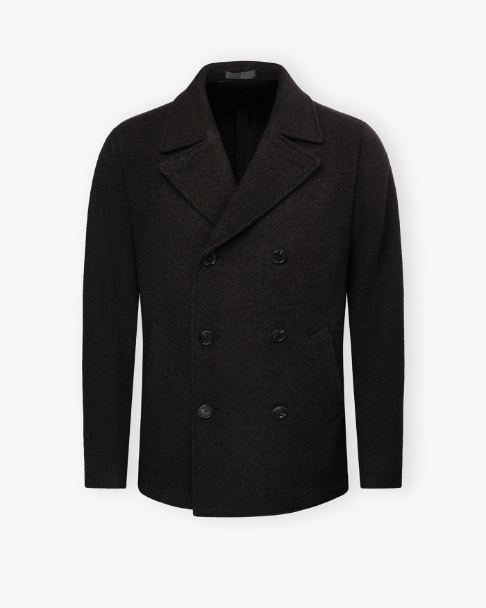 CORNELIANI Corneliani - Peacoat virgin wool - Brown