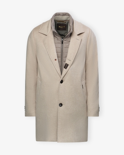 MooRER - Overcoat baby cashmere - Beige