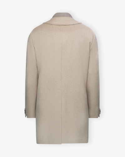 MooRER - Overcoat baby cashmere - Beige