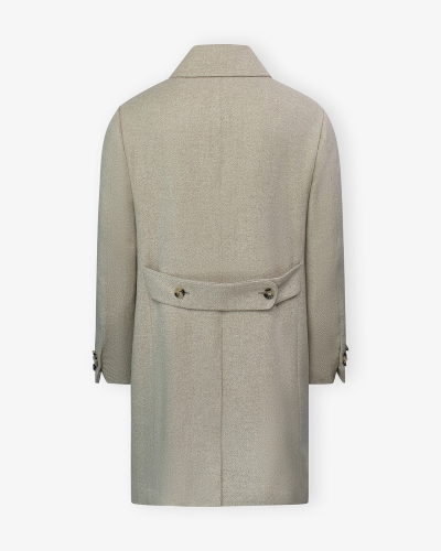 Borrelli Napoli - Double breasted overcoat wool cashmere - Beige