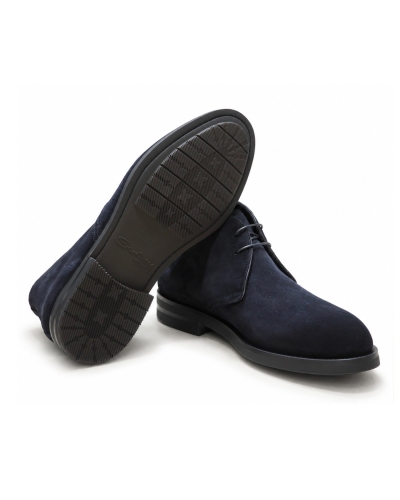 Santoni - Desert boot - Navy