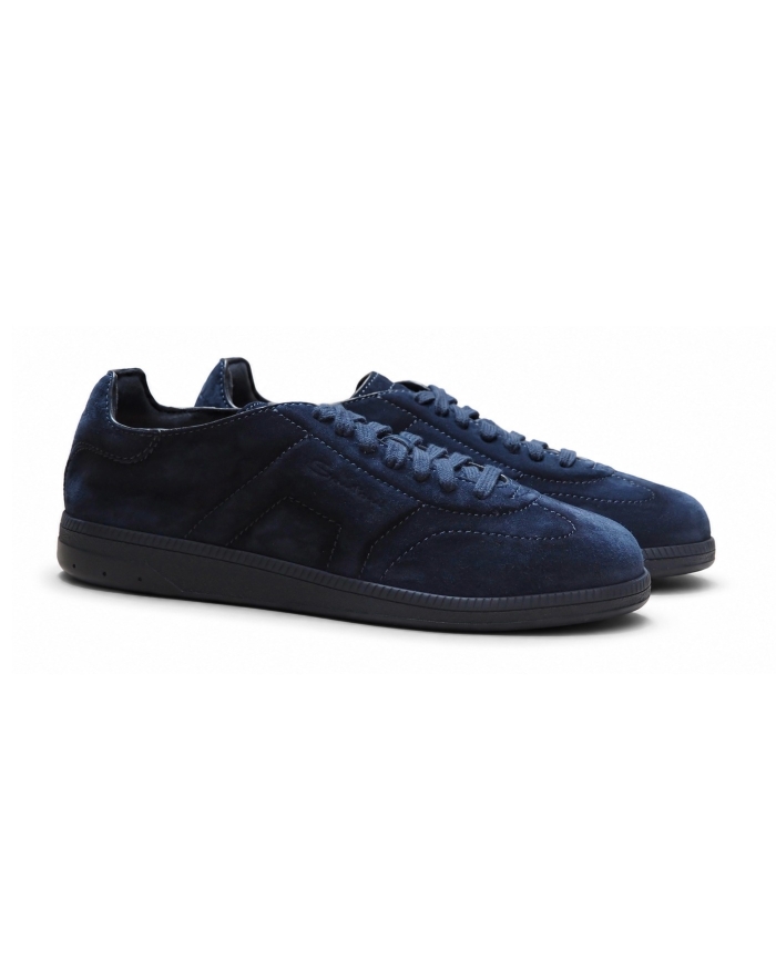 SANTONI Santoni - Sneaker double buckle - Navy