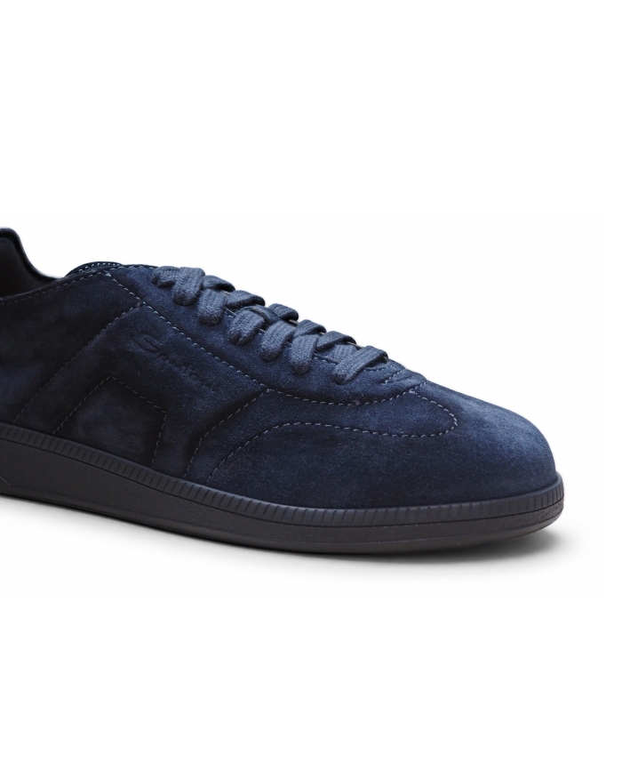 SANTONI Santoni - Sneaker double buckle - Navy