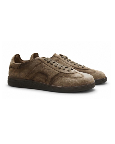 Santoni - Sneaker double buckle - Brown