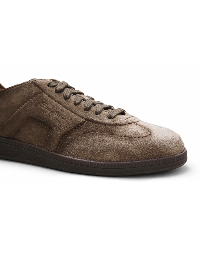 SANTONI Santoni - Sneaker double buckle - Brown