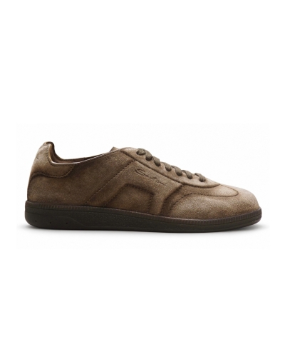 Santoni - Sneaker double buckle - Brown