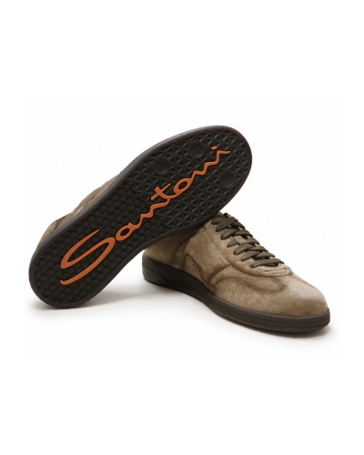 Santoni - Sneaker double buckle - Brown