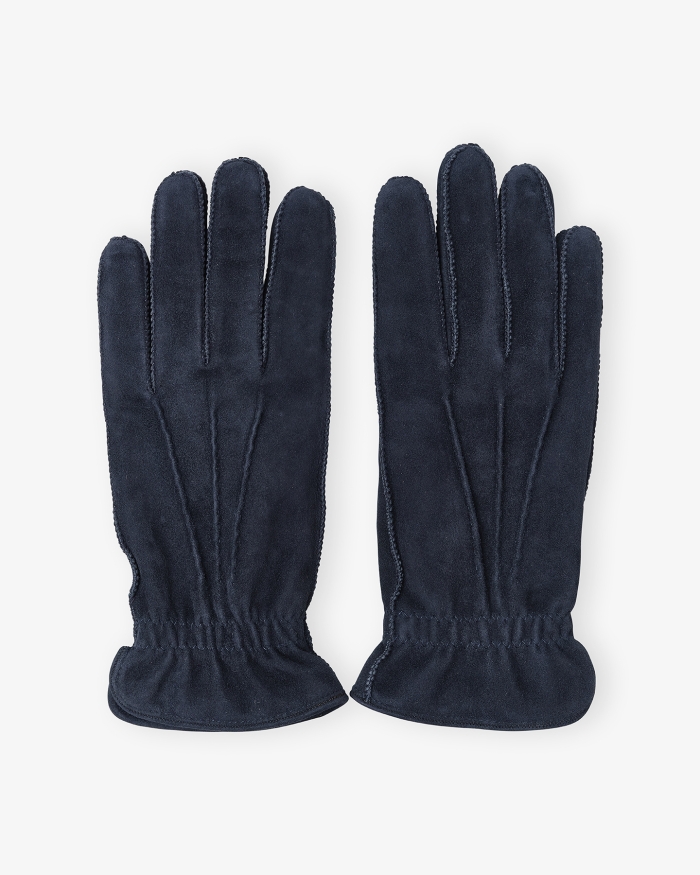 DORIANI CASHMERE Doriani Cashmere - Gloves calf suede - Navy