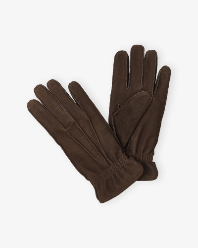 Doriani Cashmere - Gloves calf suede - Brown