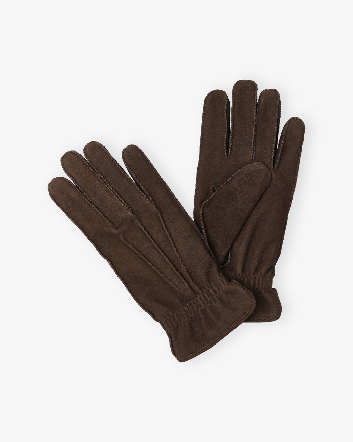 DORIANI CASHMERE Doriani Cashmere - Gloves calf suede - Brown