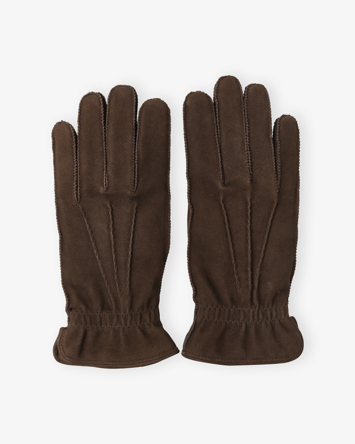 DORIANI CASHMERE Doriani Cashmere - Gloves calf suede - Brown