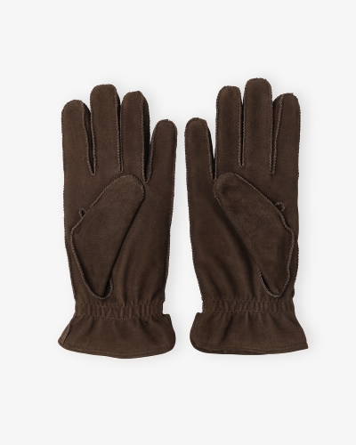 Doriani Cashmere - Gloves calf suede - Brown