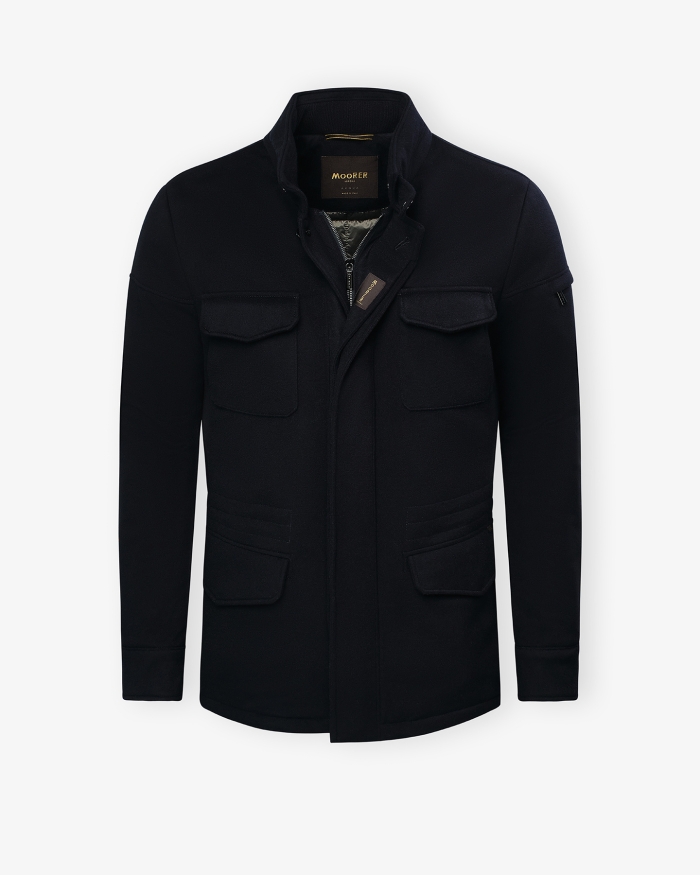 MOORER MooRER - Coat baby cashmere - Navy