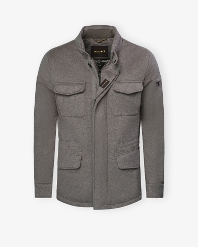 MooRER - Coat baby cashmere - Greige