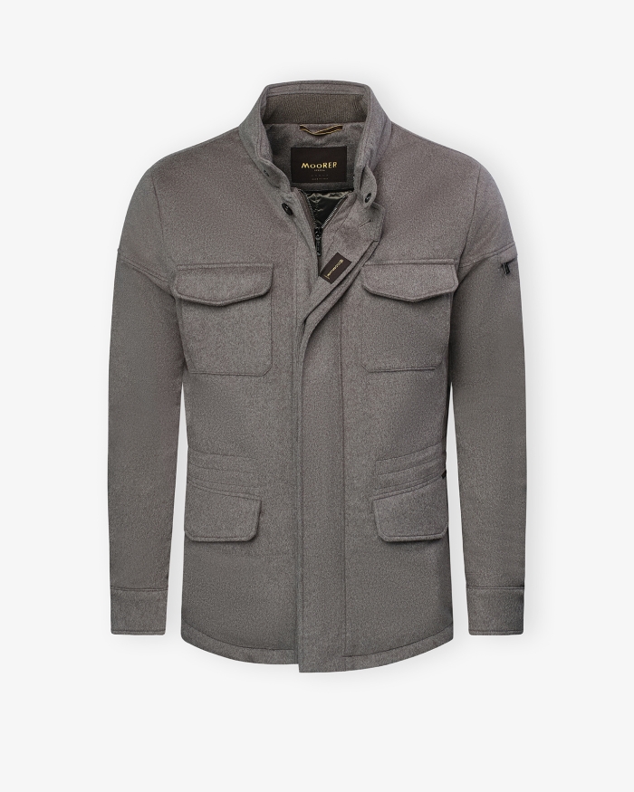 MOORER MooRER - Coat baby cashmere - Greige