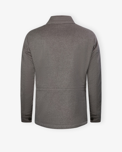 MooRER - Coat baby cashmere - Greige
