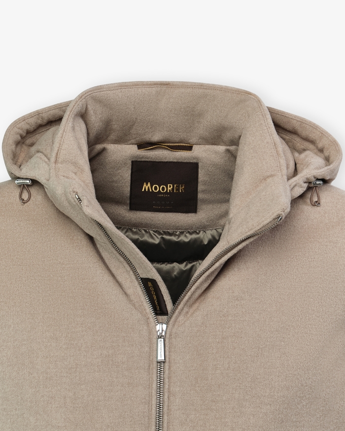 MOORER MooRER - Bomber baby cashmere - Beige